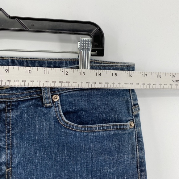 Lee Jeans Womens 12 M High Rise Boot Cut Light Blue Denim 100% Cotton 5 Pocket - Picture 4 of 13